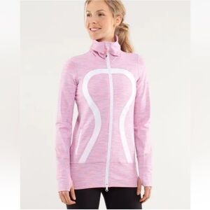 Lululemon In Stride Jacket Wee Are From Space White April Multi Sz 6